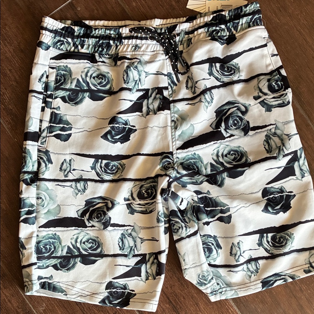 Stylish Floral Men's Board Shorts